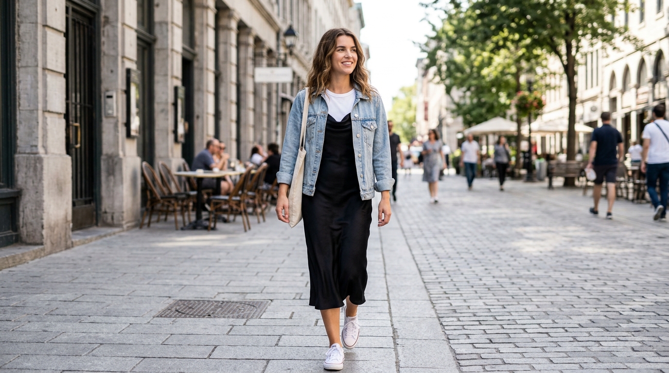Slip Midi Dress