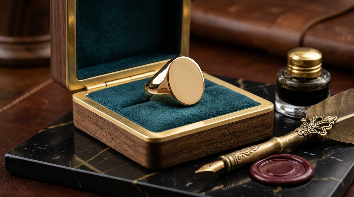Signet Ring — Brass